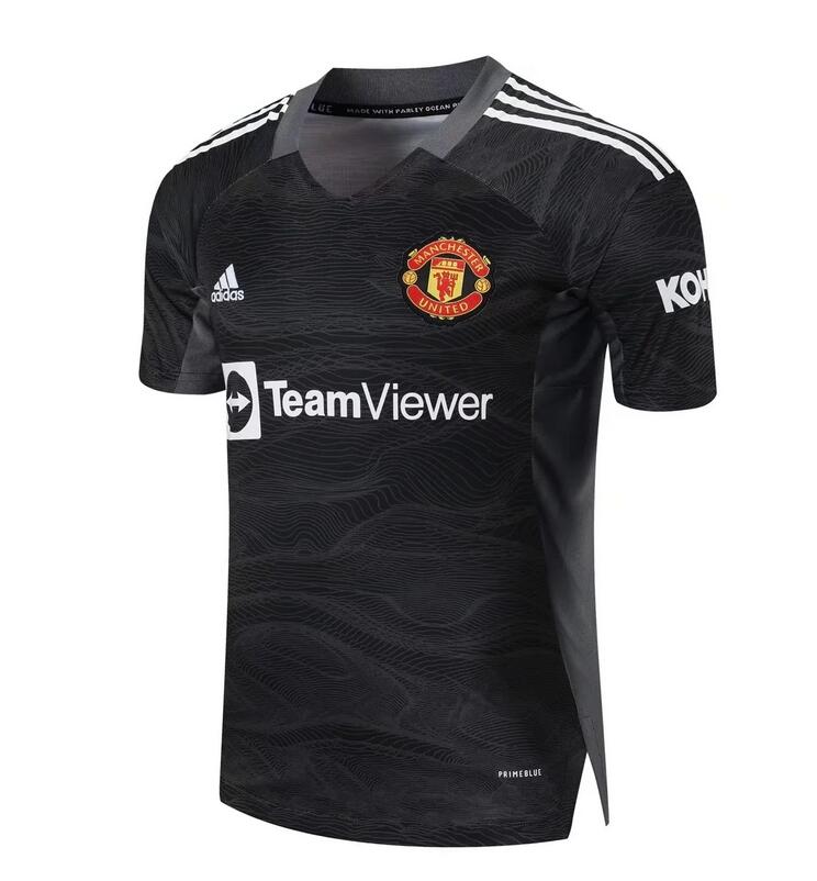 2021/22 Manchester United Black Goalkeeper Soccer Jersey Shirt